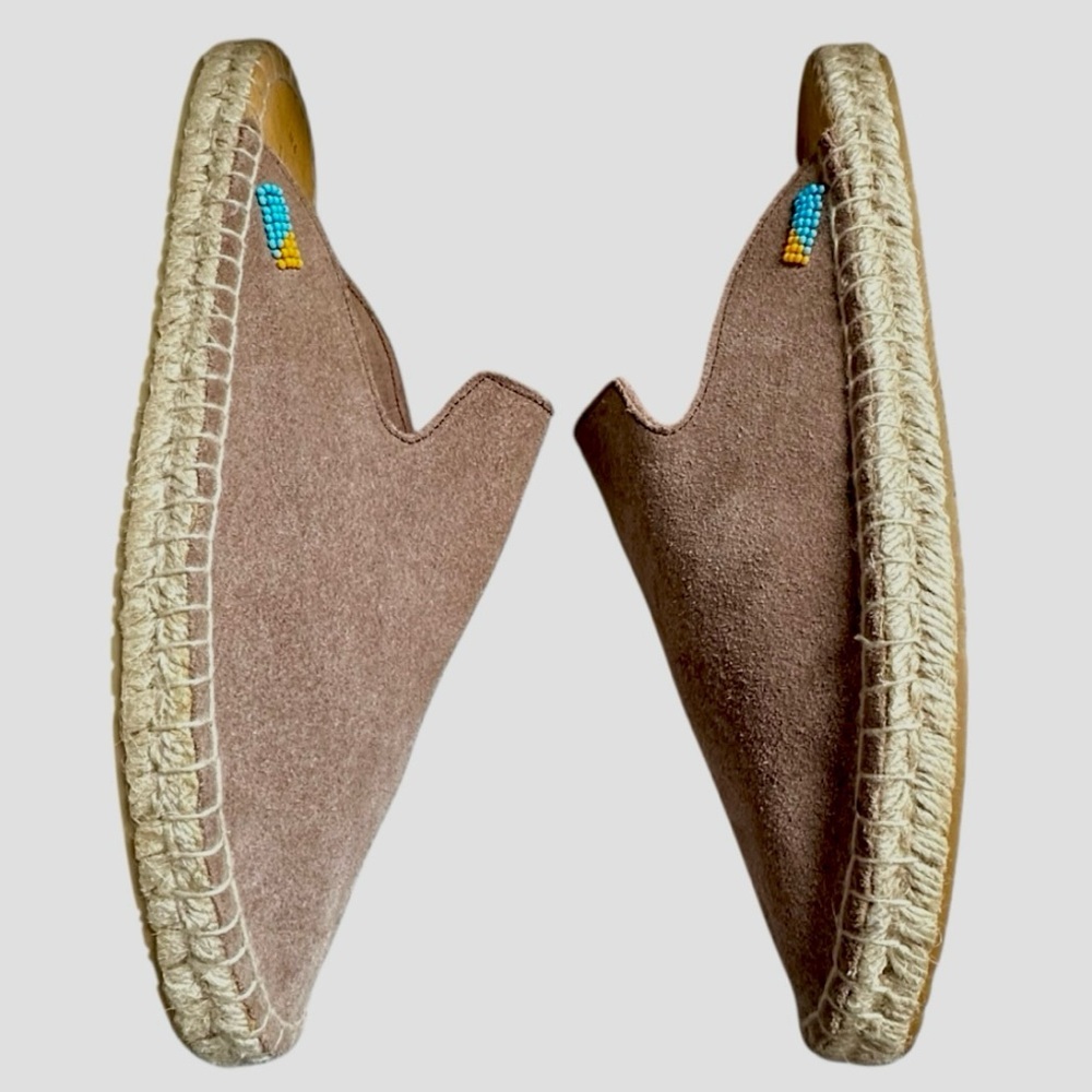 Ubuntu Life Lamu Dusty Rose Suede Mules - Picture 6 of 12